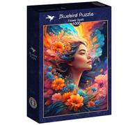 Bluebird Puzzle - l'esprit des Fleurs, Puzzle 1000 Pièces - Représentation Fantastique et Allégorique - Fabriqué en France