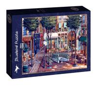 Bluebird Puzzle - Métro, Puzzle 1000 Pièces - Place Parisienne Typique - Fabriqué en France