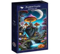 Bluebird Puzzle - Mushroom Town - Puzzle 1000 Pièces - Village Champignon dans Les Bois - Fabriqué en France