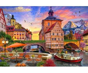 Bluebird Puzzle -Old City Hall, Bamberg, Germany, Puzzle 1000 Pièces - Vue Artistique de l'Ancien Hôtel de Ville de Bamberg - Fabriqué en France