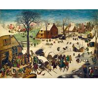 Bluebird Puzzle Pieter Bruegel the Elder - Le recensement à Bethléem, 1566 - Teile