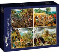Bluebird Puzzle Pieter Brueghel the Younger - Les Quatre Saisons - 1000 Teile