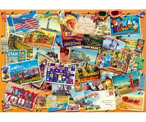 Bluebird Puzzle Postcard (USA)