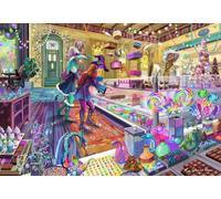 Bluebird Puzzle - Rose Cat Khan, Pâtisserie Fantastique, Puzzle Adulte 1000 Pièces - Fabriqué en France