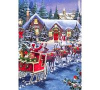 bluebird Puzzle Santa and Sleigh - 1000 pièces