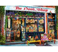 Bluebird Puzzle - The Bookshop Kids, Puzzle 1000 Pièces - Superbe Librairie Jeunesse Rétro - Puzzle Adulte - Fabriqué en Europe