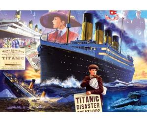 Bluebird Puzzle - Titanic, Puzzle 1000 Pièces - Le Mythique Bateau Transatlantique - Puzzle Adulte - Fabriqué en France