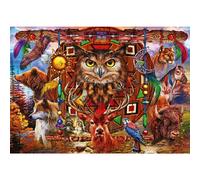 BLUEBIRD Puzzle Totem animal 1000 pièces