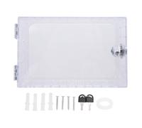 bluebone Boîte de Verrouillage de Thermostat Transparente avec Clé Maintien de la Température Précis Haute Visibilité Ajustement Universel Protection de Couvercle de Thermostat