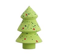 Bluebone - bouffée de Poudre à Paillettes d'arbre de noël Vert, Bouffante de Poudre de Maquillage Respirante pour Les Rencontres cosmétiques