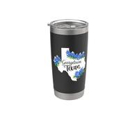Bluebonnets du Texas | Fleurs sauvages mignonnes de Georgetown Texas Gobelet isotherme en acier inoxydable double paroi
