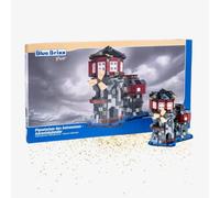 BlueBrixx Calendrier de l'Avent Planétarium de l'astronome, 1045 blocs de | 24 portes, étages amovibles, fonctions comme sur le grand modèle, combinable avec le phare 107909, à partir de 8 ans, 110367