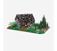 BlueBrixx Kloster Blaubrunn 3353 Ensemble de blocs de construction pour | 328 x 450 x 168 mm, base de la gamme du monastère Blaubrunn, architecture historique, combinable, pour diorames, 109694