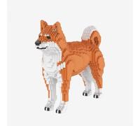 BlueBrixx Pro 107578 - Shiba Inu (Diamond Blocks) en briques de construction avec 2376 éléments de construction