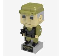 BlueBrixx Stargate Colonel Jack O'Neill 204 blocs de construction | Pièces imprimées, pas d'autocollants, socle, plaque nominative, uniforme et casquette, 54 x 64 x 130 mm, 109668