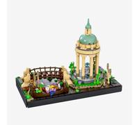 BlueBrixx Temple sur l'eau, 877 blocs de construction, modèle architectural | Modulaire extensible, pont extensible, architecture classiciste, bateau, à partir de 14 ans, 134 x 262 x 194 mm, 108960