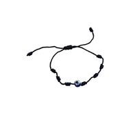 BLUECHOLON Bracelet nœud fil rouge avec boule Palo Santo, pierres. Bracelet Palo Santo Bois sacré, Talla única Ajustable, Corde, Pas de gemme