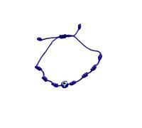 BLUECHOLON Bracelet nœud fil rouge avec boule Palo Santo, pierres. Bracelet Palo Santo Bois sacré, Talla única Ajustable, Corde, Pas de gemme