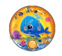 BLUECHOLON Jeu d'eau avec anneaux, animaux marins, 10 x 10 cm, jouet de voyage pour enfants (Ballena)