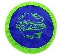 BLUECHOLON Mini frisbee souple, disque volant en tissu, 15,4 cm, jaune, bleu et rouge, bords rembourrés, 45 g, pour intérieur et extérieur.