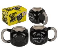BLUECHOLON Tasse de sport en céramique XL, 3 modèles de tasses à thème (ballon de football 500 ml, gant de boxe 620 ml, kettlebell russe, 670 ml), cadeau pour les amateurs de sport (kettlebell)