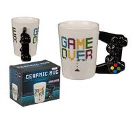BLUECHOLON Tasse en céramique Game Over avec poignée en forme de télécommande, 350 ml