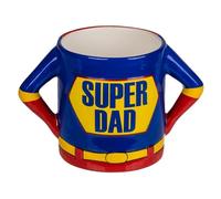 BLUECHOLON Tasse petit-déjeuner, tasse en céramique Maman, Papa, Papa, Super Mama (Super Dad)