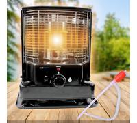 BlueCraft Poêle à pétrole chauffage ZT-85 avec pompe manuelle pour pétrole L | Poêle de secours | Chauffage de camping | Chauffage de secours sans électricité | Poêle à mèche