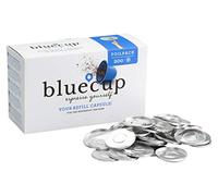 Bluecup - Capsule réutilisable Nespresso - Capsules Rechargeables compatibles avec Nespresso - 200 couvercles