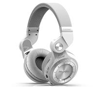 Bluedio Casque Bluetooth sans fil pliable avec fente pour carte Micro SD/radio FM/prise en charge Amazon Web Services/micro/filaire pour téléphones portables/TV/PC (blanc)