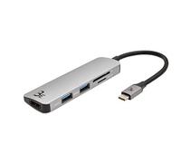 BlueElement - Mini Dock USB-C - Hub 5 en 1 Type C Multifonction HDMI | USB-A | SD & Micro SD - Transfert 5 Gbits - Compatible HDMI 4K - Ultra Slim - Compatible Mac, PC, Android