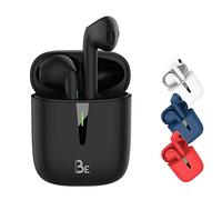 BlueElement Pop 2 - Écouteurs Bluetooth 5.1 TWS sans Fil Noir | Bluetooth 5.1 TWS Sans Fil, Son Stéréo 3D HD, 12H Autonomie, Boîtier de Charge LED, Micro Intégré, Léger, Noir