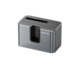 BLUEENDLESS M.2 NVME Solid-State Drive Enclosure Support to 28TB USB External Enclosure Case for 2.5/3.5 in EU Plug