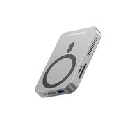 BLUEENDLESS USB-C Docking Station Magnetic 10Gbps M.2 NVMe SSD Enclosure with Cooling Fan PD100W USB3.2 SD3.0/TF3.0
