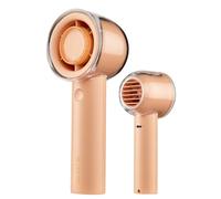 Bluefeel Ventilateur turbo portable, mini ventilateur personnel à 5 vitesses avec mode turbo réglable, temps de refroidissement de 16 h maximum et batterie rechargeable USB de 3000 mAh pour voyage