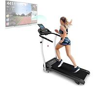 Bluefin Fitness Kick 2.0 Tapis de Course Pliable Haute Vitesse Innovant | Kinomap | Vidéo Streaming | Vidéo Coaching | Silencieux | 12 km/h + Inclinaison 18% | Protection des Articulations | HRC