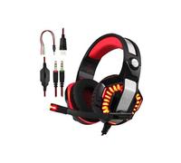 BlueFire Casque Gamer, PSAasque Audio Filaire avec Micro Basse Stéréo LED Lumière contrôle du Volume pour Playstation 4/PC/Xbox One S/Nintendo