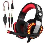 BlueFire Casque Gamer, PSAasque Audio Filaire avec Micro Basse Stéréo LED Lumière contrôle du Volume pour Playstation 4/PC/Xbox One S/Nintendo