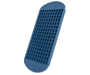 BlueFox Bac à glaçons en silicone I Bac à glaçons à empiler I 160 petites glaçons I Bac à glaçons réutilisable Moule à pralines I Sans BPA I 24 x 12 x 1 cm I Couleur : bleu