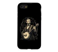 Bluegrass-Banjo Musique Abraham Lincoln Jouant du Banjo Coque pour iPhone SE (2020) / 7/8