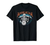 Bluegrass Banjo Squelette, Appalachia Country Bluegrass Music T-Shirt