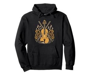 Bluegrass Fiddler Amoureux du Chat Musique Old Time Fiddle Sweat à Capuche