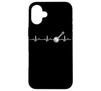 Bluegrass Heartbeat Banjo Retro Country Bluegrass Coque pour iPhone 16 Plus