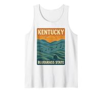 Bluegrass Music Kentucky Chemise Sunset Notes Mountains Sound Débardeur
