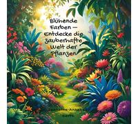 Blühende Farben - Entdecke die zauberhafte Welt der Pflanzen: Ein Ausmalbuch voller Natur, Fantasie & Entspannung für Kinder und Erwachsene