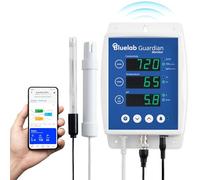 Bluelab Guardian Monitor Wi-Fi for Real-time pH, Temperature, and Conductivity (TDS) Measurements in Water with Calibration, 3 in 1 Digital Nutrient Meter for Hydroponic Systems and Indoor Plant Grow