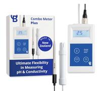 Bluelab METCOMPLUS Combo Meter Plus-Combi mètre pour Le pH, la température et la conductivité-étalonnage Facile, Fonctionne dans la Laine de Roche et Le Sol, Blanc