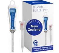 Bluelab PENSOILPH Soil pH Pen - Stylo pH, pH mètre et température - pour sol, fibre de coco, laine de roche et solutions nutritives, calibrage facile - pH-mètre, mesure de l'acidité