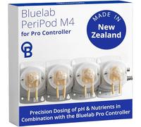 Bluelab PERIPODM4 Peripod M4 pour le Bluelab Pro Controller - dosage précis pour un pH et des niveaux de nutriments corrects - 4 pompes d'une capacité de 120 ml/min chacune (pompes uniquement)