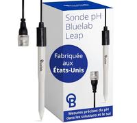 Bluelab PROBPHLEAP Sonde pH Leap, sonde avec connecteur BNC, pour utilisation dans le sol, fibre de coco, laine de roche, zone des racines et solution nutritive - étalonnage simple - Sonde pH